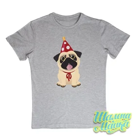 Прикольные футболки: Мопс в колпачке